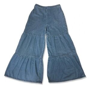 Evsie Flared Chambray Pant